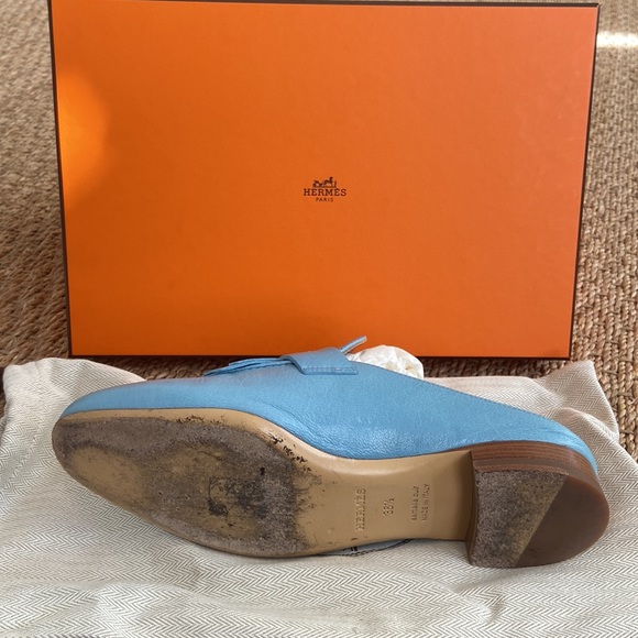 Authentic Hermes Rivoli Mules - Picture 7 of 9